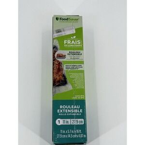 FoodSaver Expandable 11 in. Vacuum Seal Roll, 11" x 5.7"x 16', 1 Pack